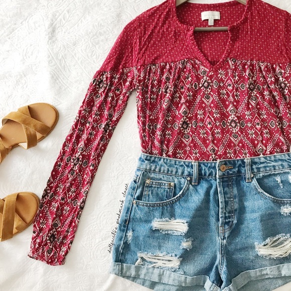 Lucky Brand Tops - PRICE FIRM Lucky Brand Boho Soft & Comfy Tee